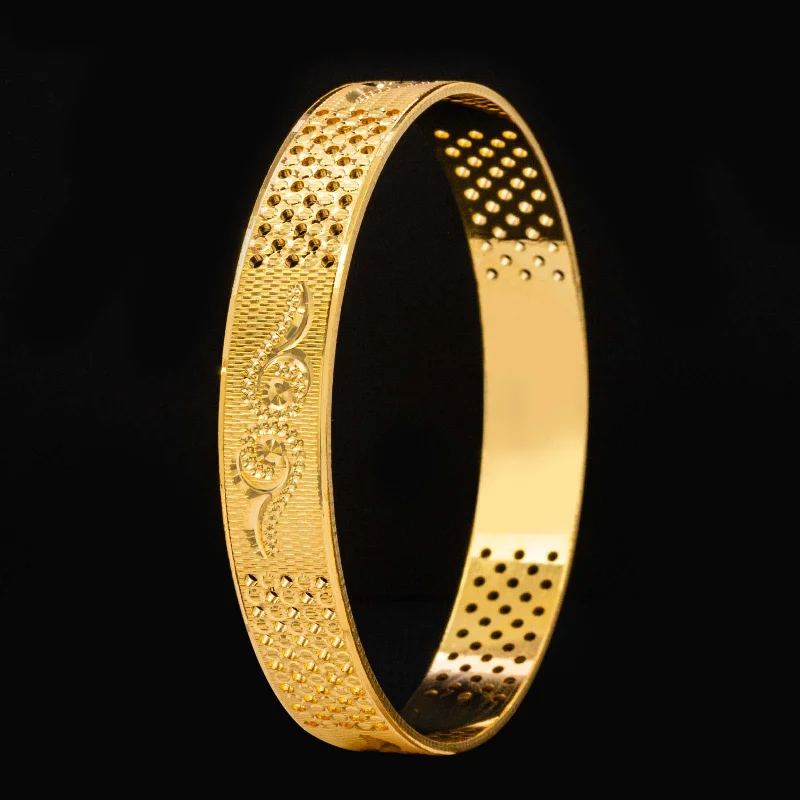 Ladies layered bracelets-Golden Bangle PGB91-052