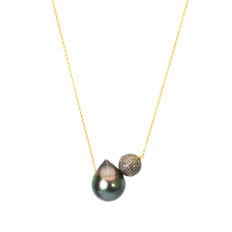 Ladies layered pendant necklaces-Pearl Drop Necklace