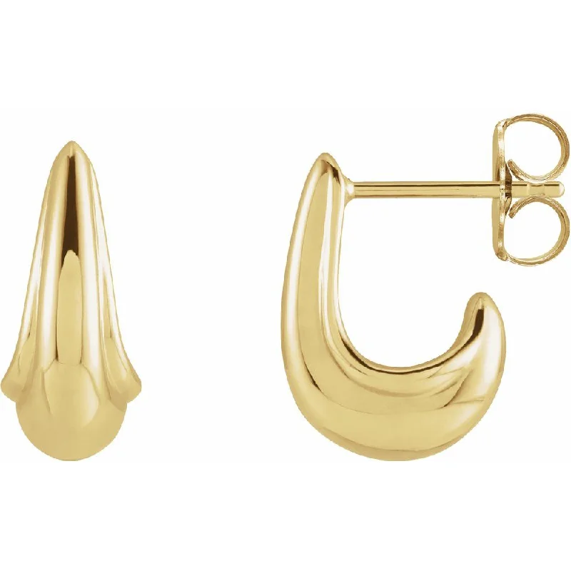 Ladies silver hoop earrings-Bold Gold Odyssey Earrings