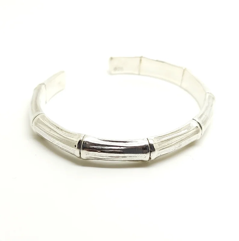 Ladies bangle bracelets-BAMBOO FLEXIBLE BANGLE