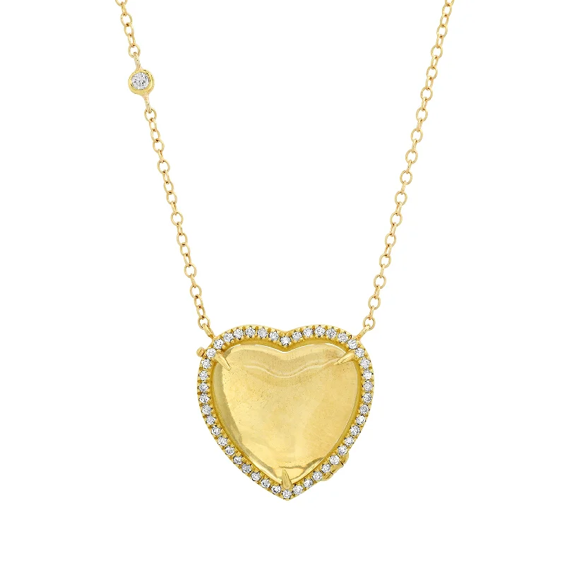 Ladies designer necklaces-Heart Locket