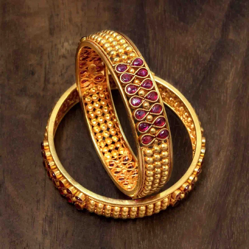 Ladies charm bangles-Sreshta Bangle PSGRBSR12R-006