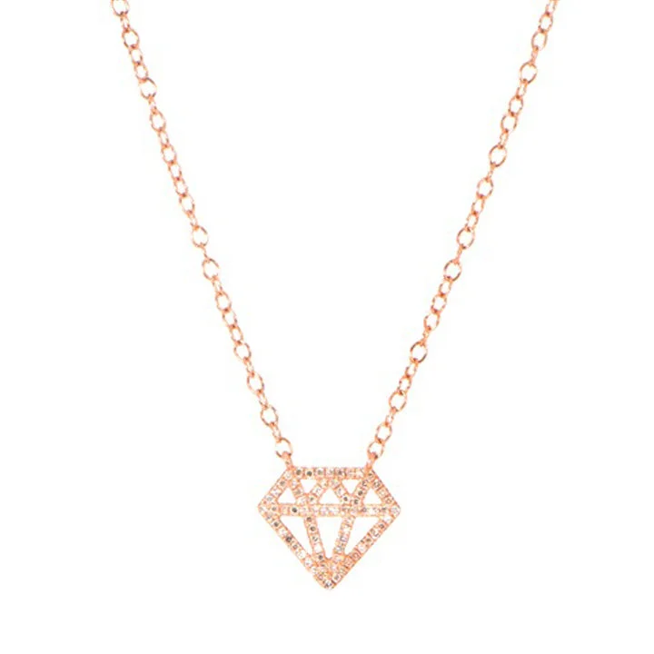 Ladies fine necklaces-Diamond Necklace