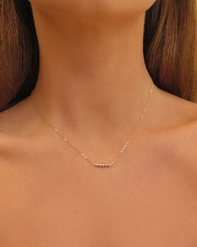 Ladies diamond pendant necklaces-Classic Stack Necklace