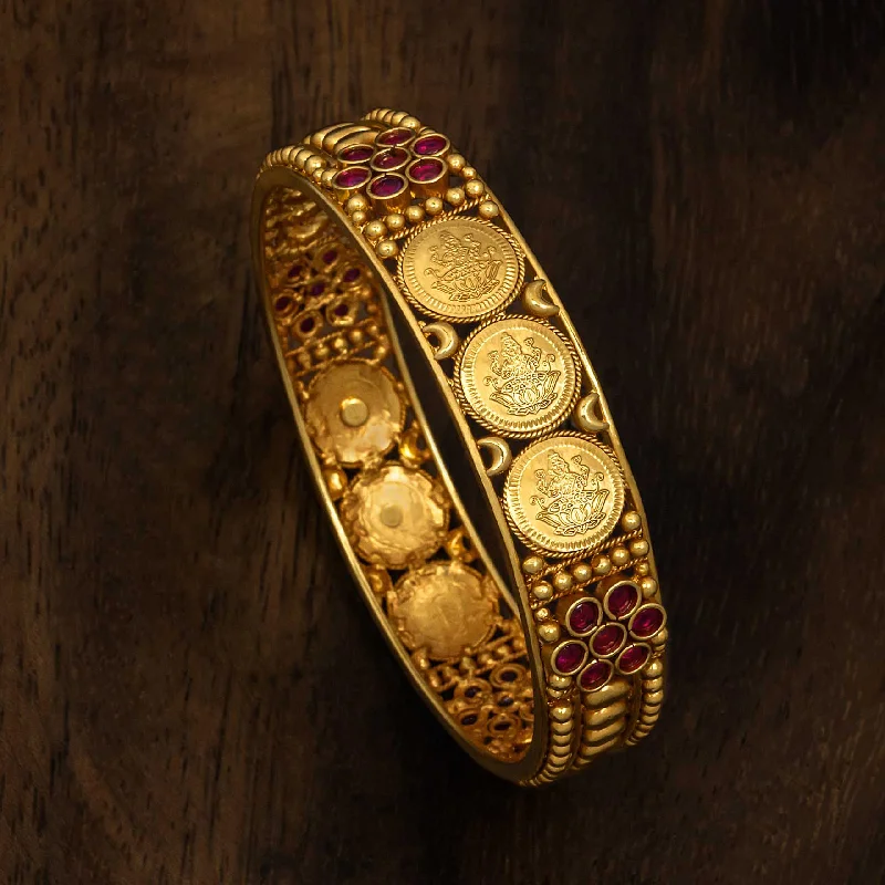 Ladies luxury gold bangles-Bangle PSGRBSR4R-055