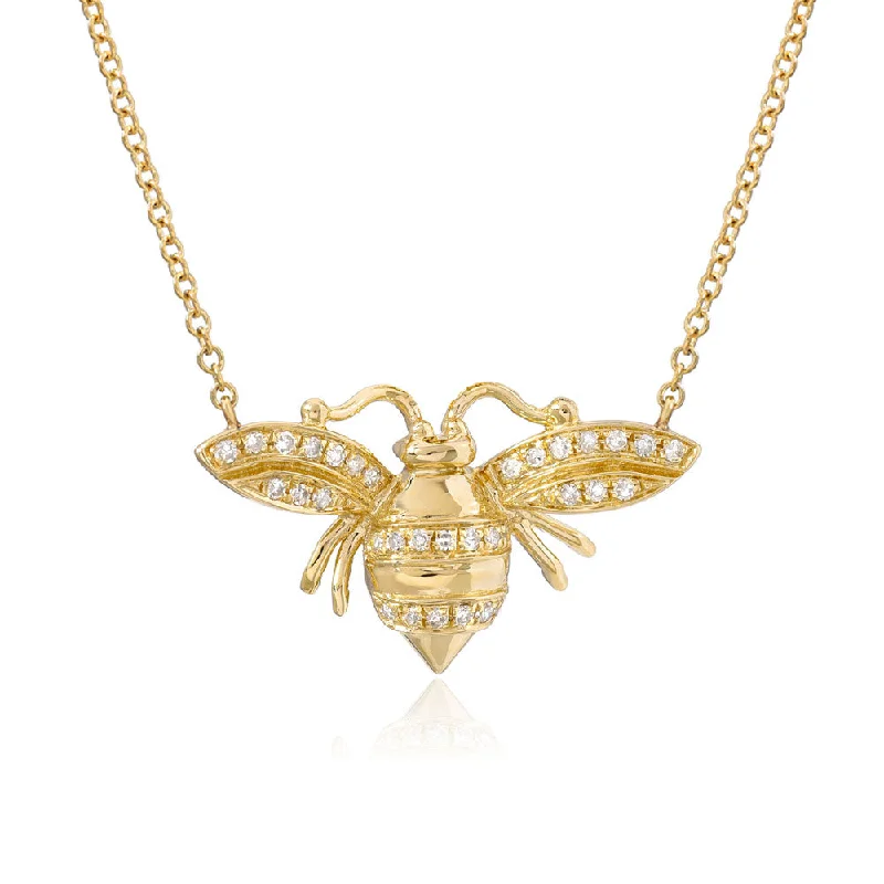 Ladies chic necklaces-Bee Necklace