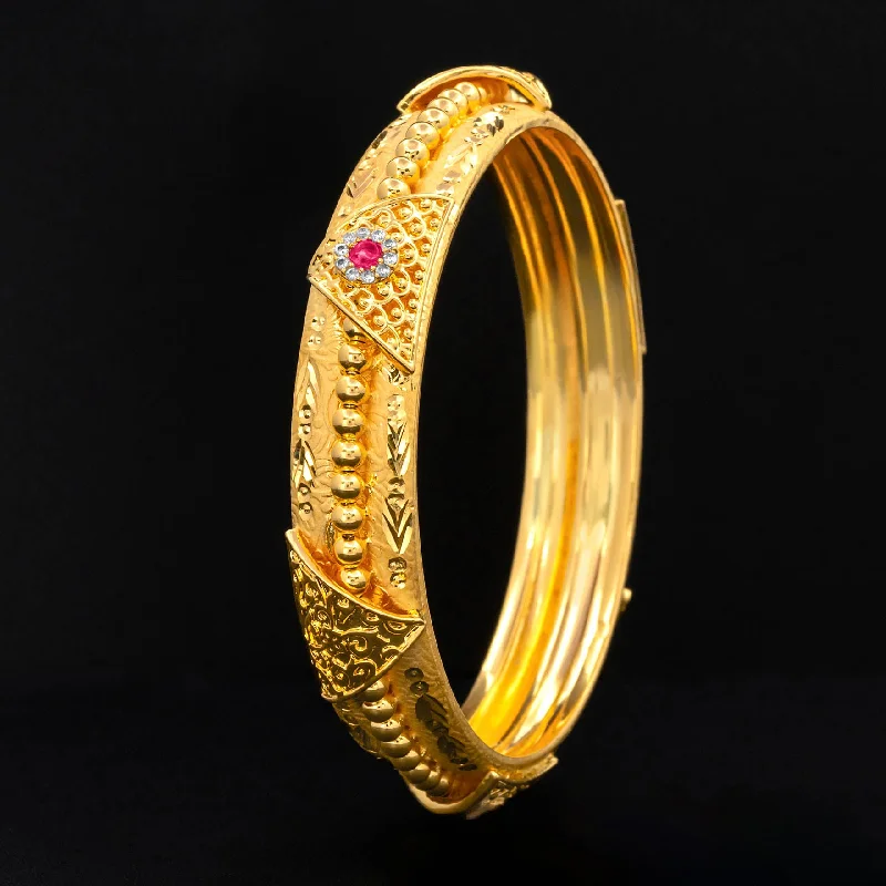 Ladies fancy bangles-STONE BANGLE PSB8WR-004