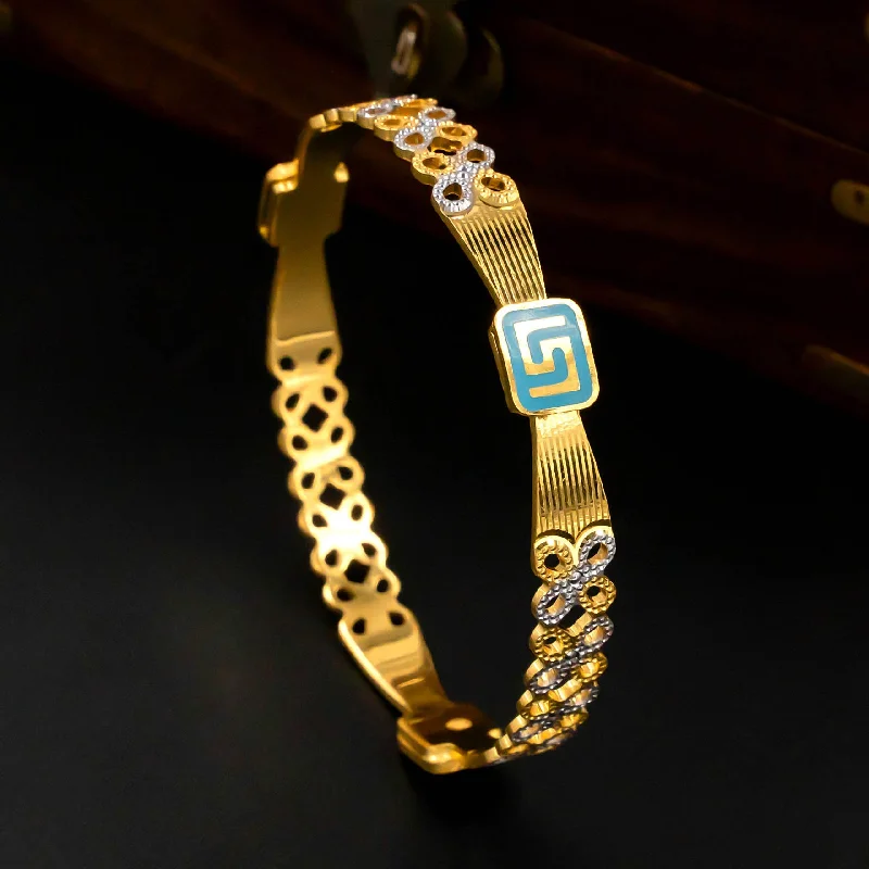 Ladies luxurious bangle sets-Enamel Bangle PEBS1-26-062