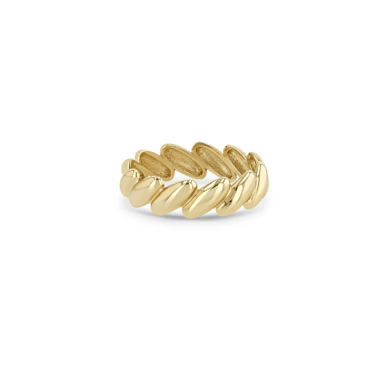 Ladies custom engraved rings-14k Gold San Marco Band Ring