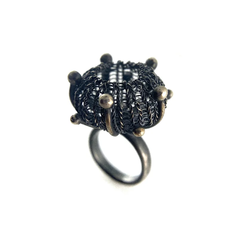 Ladies promise ring designs-Crochet Ring