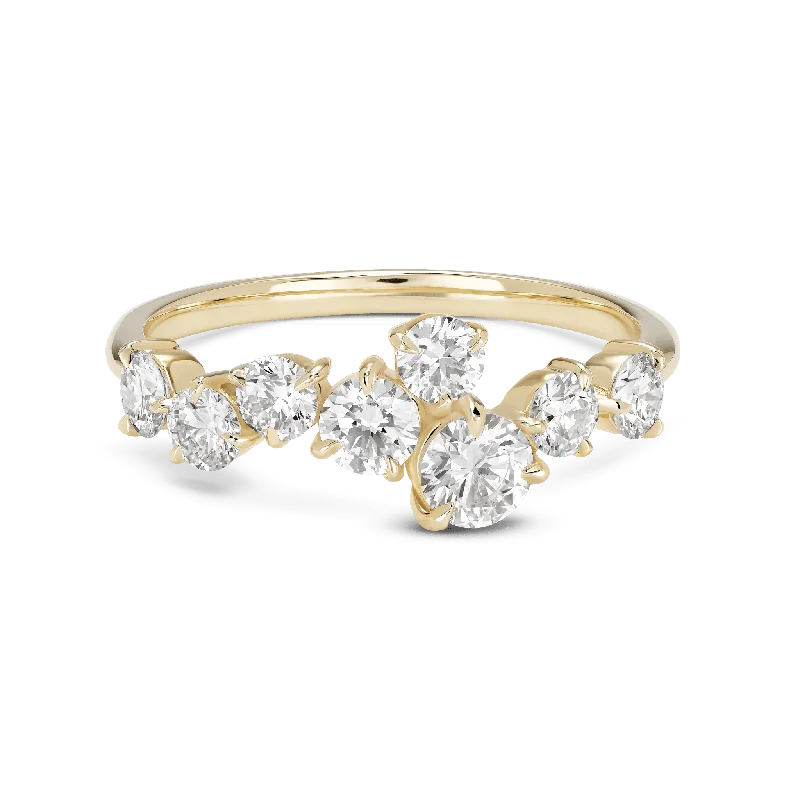 Ladies sparkling diamond rings-The Constellation Ring