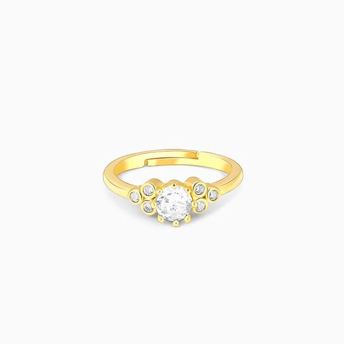 Ladies diamond rings-Golden Moments Of Magic Ring