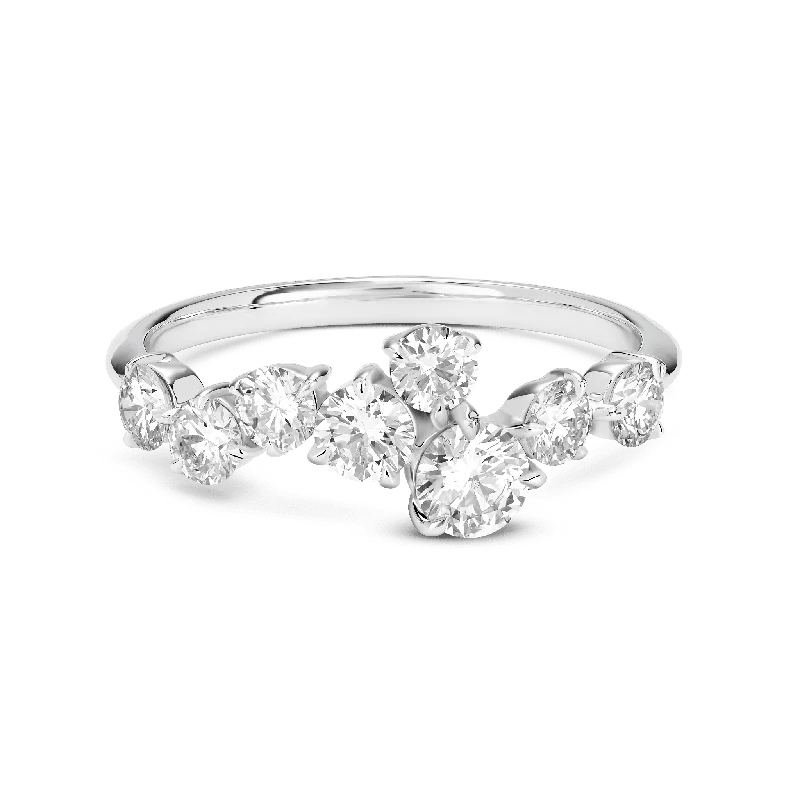 Ladies elegant diamond rings-The Constellation Ring