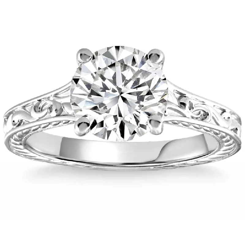 14k white gold