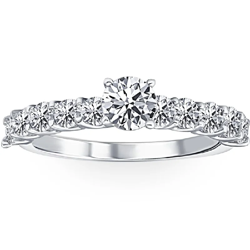 14k white gold